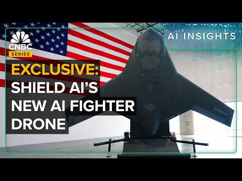YouTube video thumbnail: We Saw A New AI-Piloted Fighter Drone About To Transform Warfare