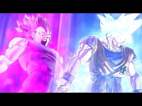 Super Saiyan 4 Vs Ultra Instinct Goku & Ultra Ego Vegeta Boss Fight | Dragon Ball Xenoverse 2 Revamp