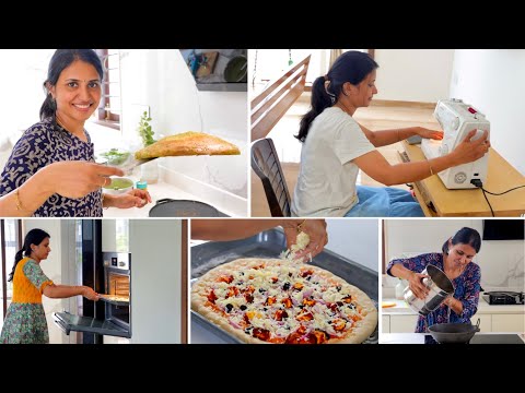 தையல் ஆரம்பிச்சாச்சு…😊| Fashion Designing | Spinach Dosa | Henna Hair oil | Vennila Veedu Vlogs