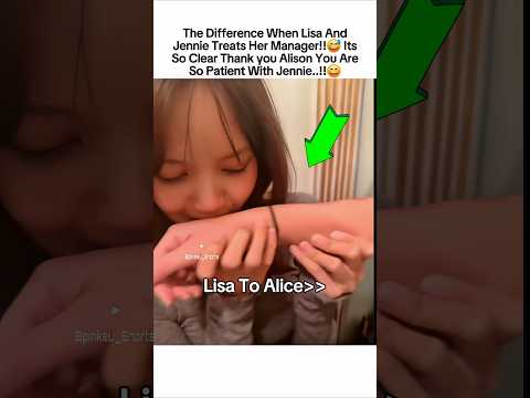 Maenwhile Jennie With Alison.😅 #블랙핑크 #blackpink #lisa #리사 #shorts
