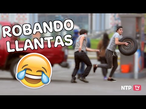 ROBANDO LLANTAS DE AUTOS | BROMA PESADA - NoTePiquesTV