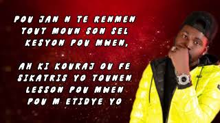 M-one dezod - Sak rele lanmou an (Lirik odyo videyo)