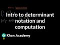 Understanding Determinants of Matrices