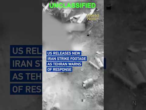 US releases new Iran strike footage as Tehran warns of response