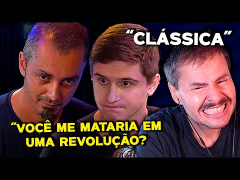 COMUNISTA RECEBE PERGUNTA INCÔMODA DE LIBERAL (+Rebelião das Máquinas)