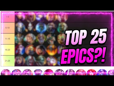 TOP 25 EPICS! NO Royal Guard OR Tayrel?! | RAID Shadow Legends