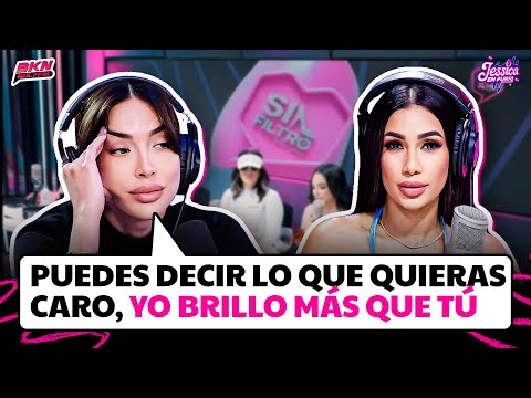 GABI DESANGLES LE PONE UN STOP A CARO BRITO TRAS AM3N4ZARLA EN SIN FILTRO RADIO SHOW