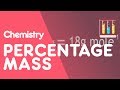 Calculating Percentage Mass in Chemical Formulas
