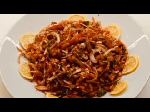 ADANA TABLACI SALATASI TARİFİ Özgün Şef yemek tarifleri