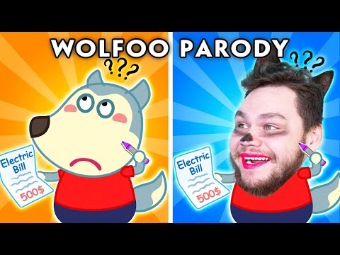 Wolfoo, Jangan Buang Listrik - Wolfoo dengan anggaran nol | Parodi Kartun Lucu |Woa Parody Indonesia