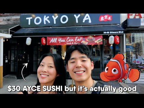 EVERYTHING I Eat in NYC: $30 AYCE Sushi, North Korean Beer, Bánh Xèo, & More