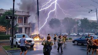 These terrifying disasters were just seconds away… until someone filmed them
