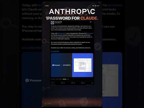 How to let Claude log in without giving it your password
