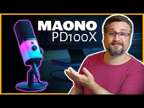 Melhor Microfone RGB para Streamers: Review Maono PD100X