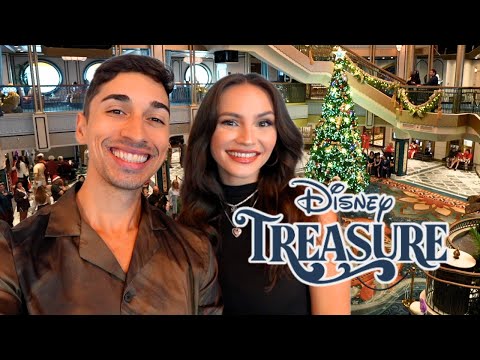 Christmas Eve On A Disney Cruise Ship! Disney Treasure Maiden Voyage | Worlds Of Marvel Groot Remix