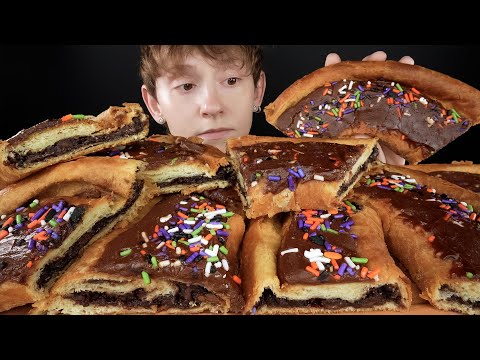 ASMR Chocolate Danish Kringle with Sprinkles Dessert Mukbang Eating Sounds | VNM ASMR 먹방