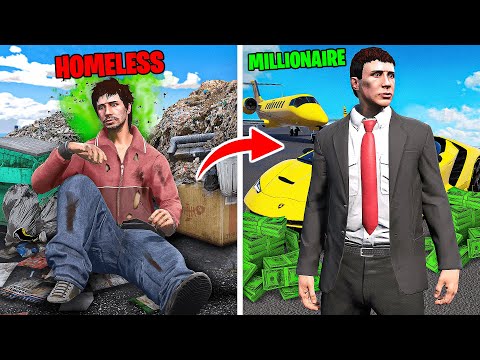 Homeless to Millionaire in GTA 5 RP