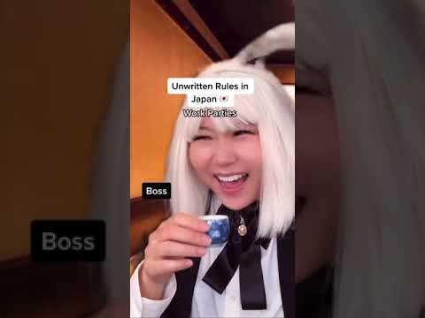 Japanese Drinking parties with the boss in