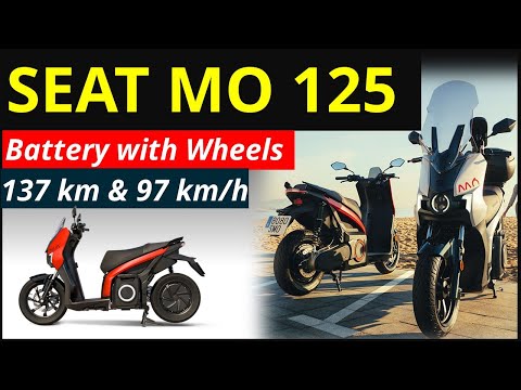 SEAT MO 125 with DETACHABLE Battery || Electric Scooter for Urban Commute