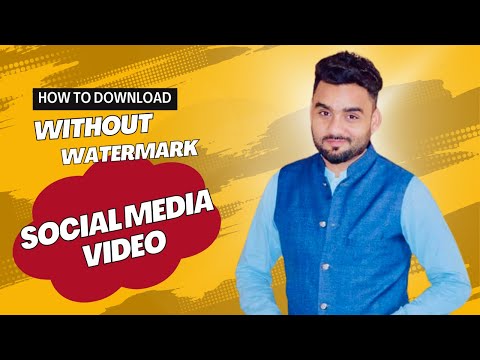 How to get video without watermark | Download Video