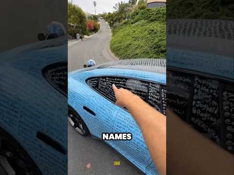 Removing Followers Names from Porsche Car