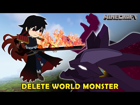 DELETE WORLD MINECRAFT - Animasi Minecraft