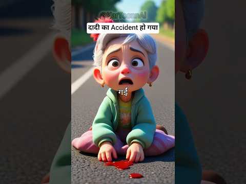 दादी का Accident हो गया #shorts #ai #new #story #trending #viral #cartoon #shortvideo #short