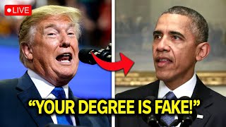 Trump MOCKS Barack Obama’s Education on Live TV—But His Response Shocks All of America