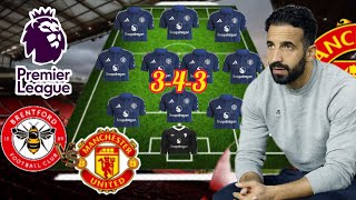 TODAY MATCH✅ BRENTFORD VS MANCHESTER UNITED NEW PREDICTED 3-4-3 LINE-UP IN THE EPL MATCHWEEK 6