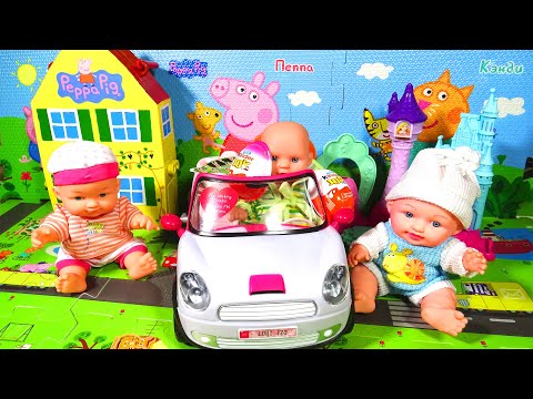 Baby Doll Surprise eggs and Car Toy for Lori! for kids!