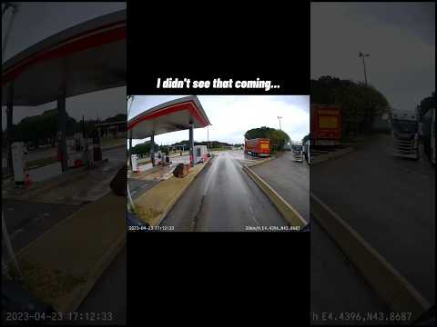 I should be more careful next time.#truckdriver #trucking #trucker #shorts #lkw #truckvlog #dashcam