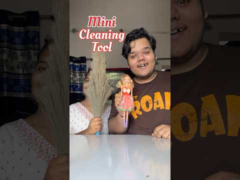 My Sister Vs Me : Who will make the best Mini Cleaning Tool #shorts