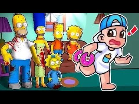 LE ROBAMOS LAS ROSQUILLAS A LOS SIMPSONS 🥯🍩  Roblox HUNGRY SIMPSONS!