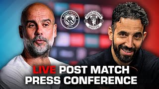 🎙️ LIVE: Pep Guardiola & Ruben Amorim press conferences | Man City vs. Man United | ESPN FC
