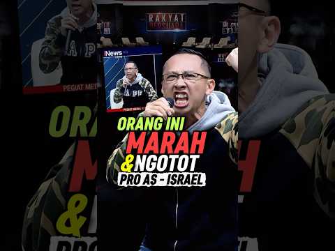 Orang ini Nge-bela Israel dan Amerika,Tapi Malah Ngamuk Ngamuk Pas Debat