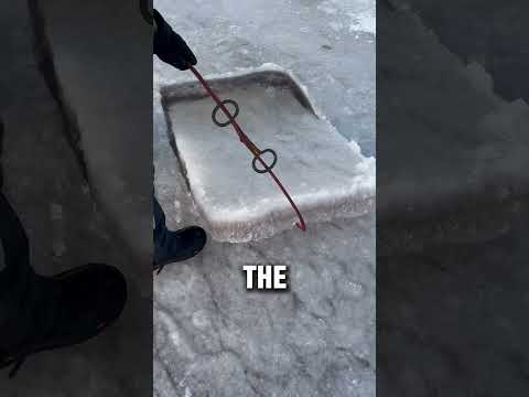 Here’s the answer you were looking for 🧊 #fishing #icefishing #frozen