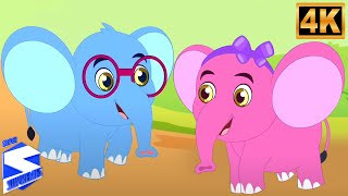 Ek Mota Hathi Sehar Ko Chala, च्चों के लिए हाथी की कविता, Hindi Cartoon Poem for Kids #cartoonshorts