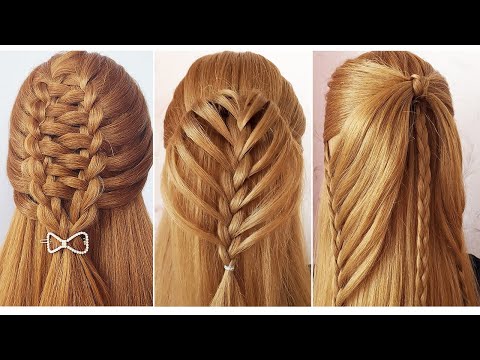 3 Most Easy Hairstyle | New Hairstyle For Girls | Trendy Open Hairstyle | Hair style girl