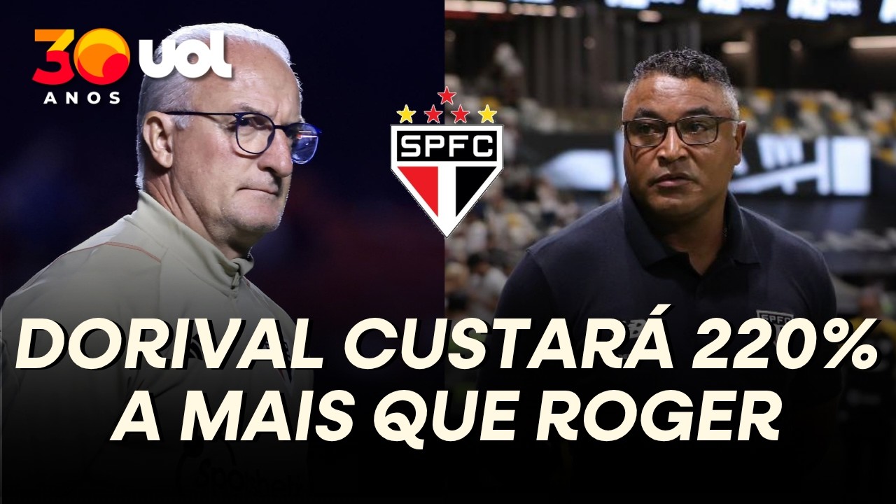 DORIVAL CUSTARÁ 220% A MAIS QUE ROGER MACHADO NO SÃO PAULO