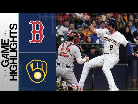 Red Sox vs. Brewers Game Highlights (4/22/23) | MLB Highlights video clip
