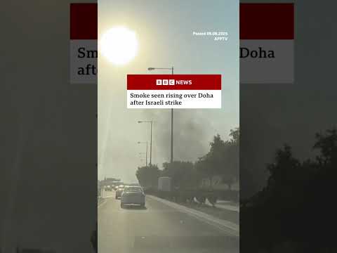 Qatar's foreign ministry says the attack is a "blatant violation" of international law. #Qatar #BBC