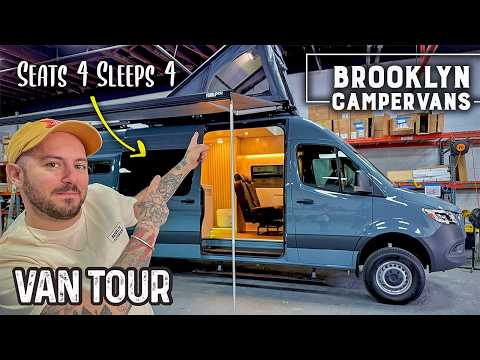 "Inside the NEW 2025 Mercedes Sprinter 170 AWD Camper Van | Brooklyn Camper Vans Full Tour