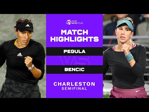 Jessica Pegula vs. Belinda Bencic | 2023 Charleston Semifinal | WTA Match Highlights