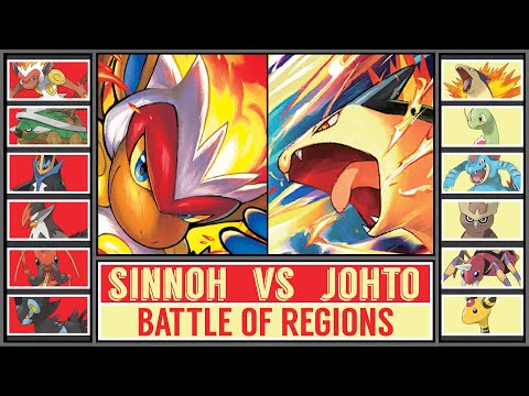 SINNOH vs JOHTO | Pokémon Battle of Regions