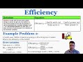 Understanding Efficiency in Physics