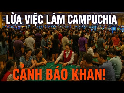 LỪA ĐẢO VIỆC LÀM Ở CAMPUCHIA – NHIỀU NGƯỜI VIỆT BỊ GẠT BÁN SANG SÒNG BẠC!