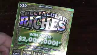 Spectacular Riches - Newest $20 Ticket from the Ohio Lottery