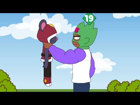 Brawl Stars Animation OLLIE vs Moon Driller Moe (Starr Force Skin)