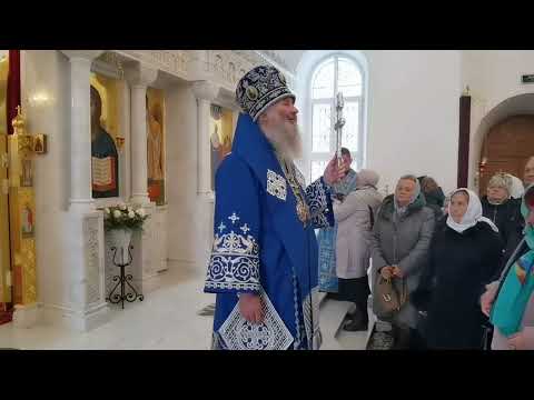Проповедь митрополита Иоанна в праздник иконы Божией Матери "Всех скорбящих Радость" в Тарханово