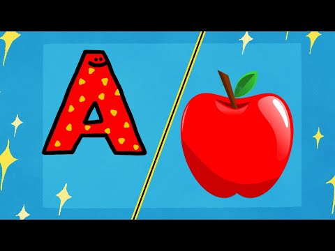 preschool and toddler learning video | phonics sounds | a for apple b for ball | #toddlers #kids  13